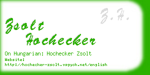 zsolt hochecker business card